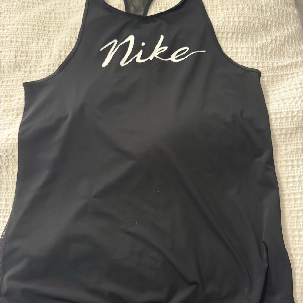 Nike Black Tank with Mesh Back